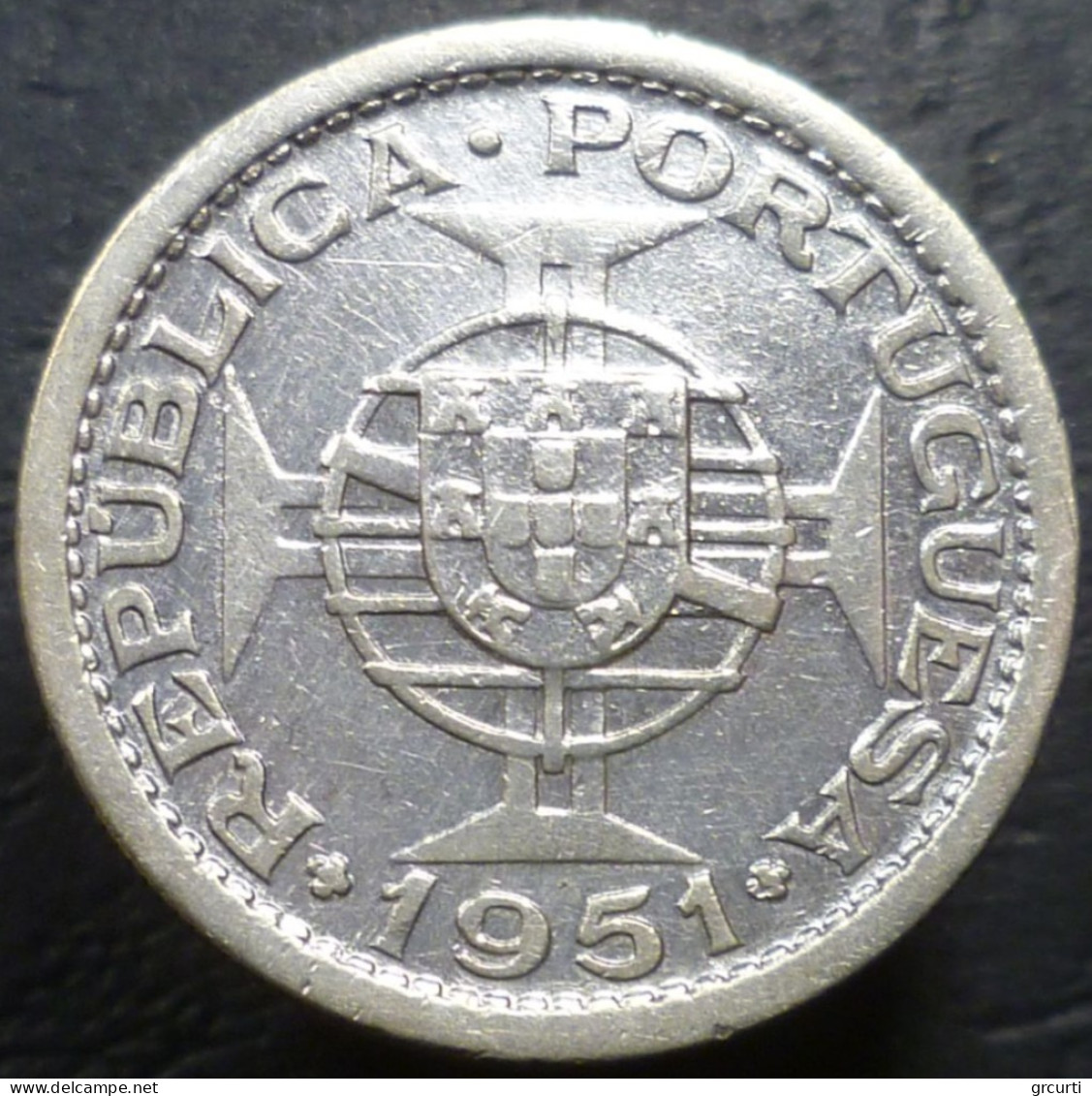 Sao Tomé E Principe - 5 Escudos 1951 - KM# 13 - Santo Tomé Y Príncipe