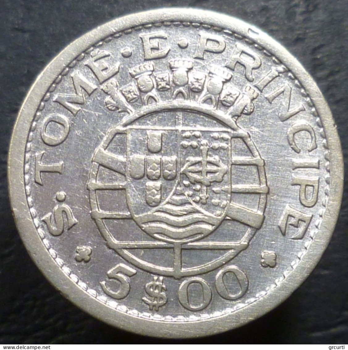 Sao Tomé E Principe - 5 Escudos 1951 - KM# 13 - Sao Tome Et Principe