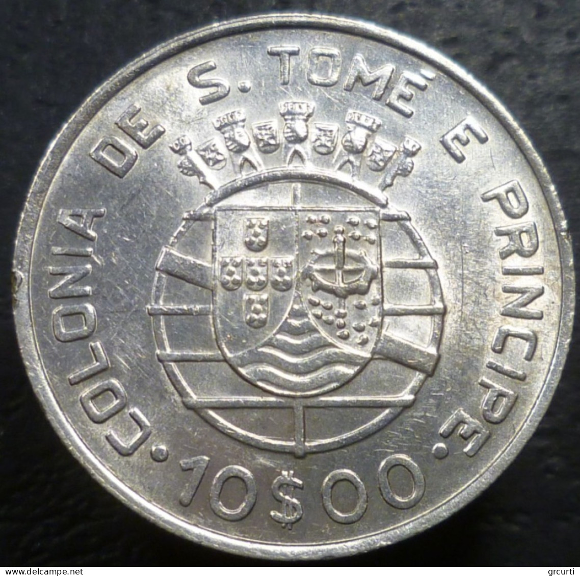 Sao Tomé E Principe - 10 Escudos 1939 - KM# 7 - Santo Tomé Y Príncipe