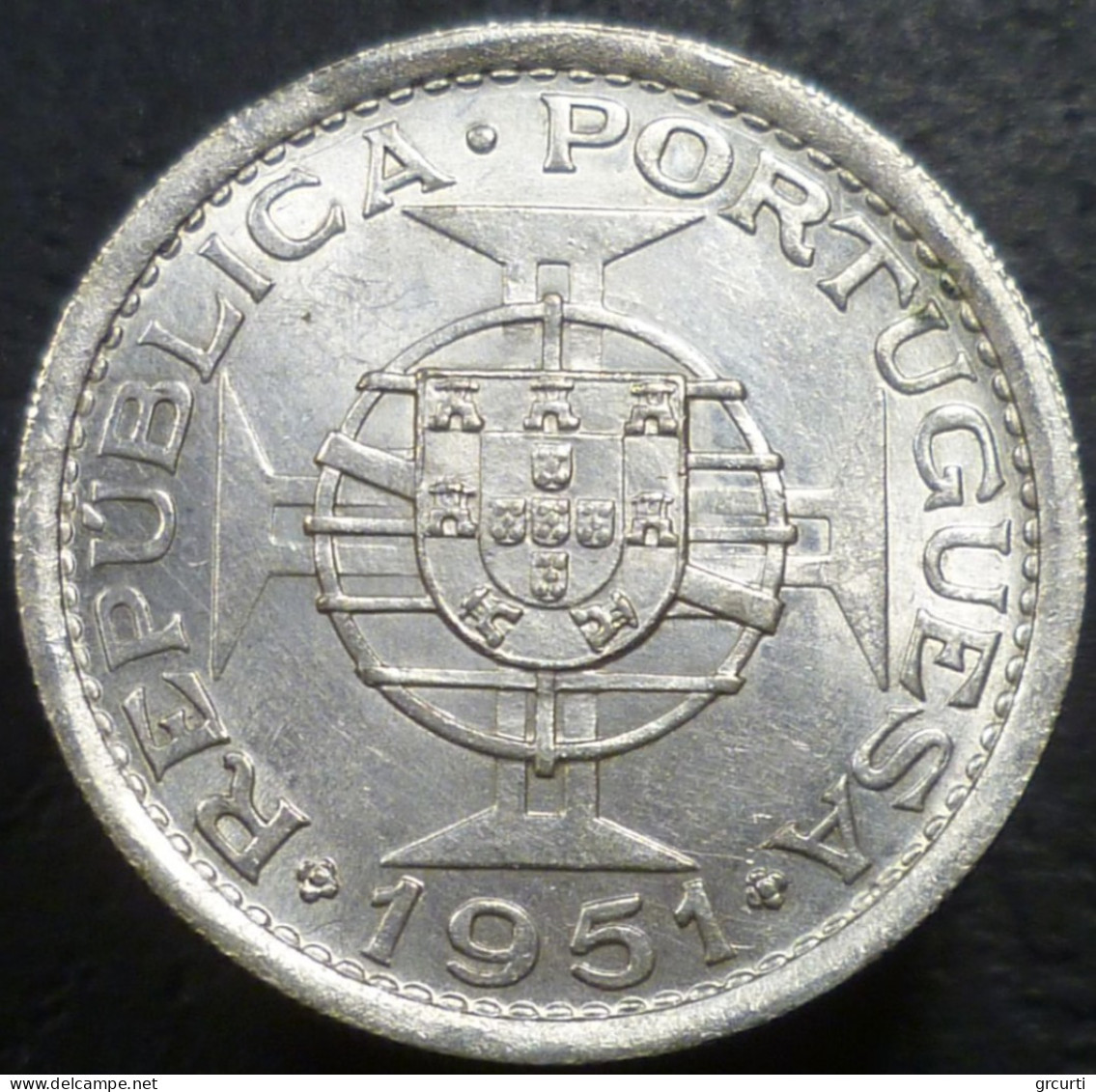 Sao Tomé E Principe - 10 Escudos 1951 - KM# 14 - São Tomé Und Príncipe