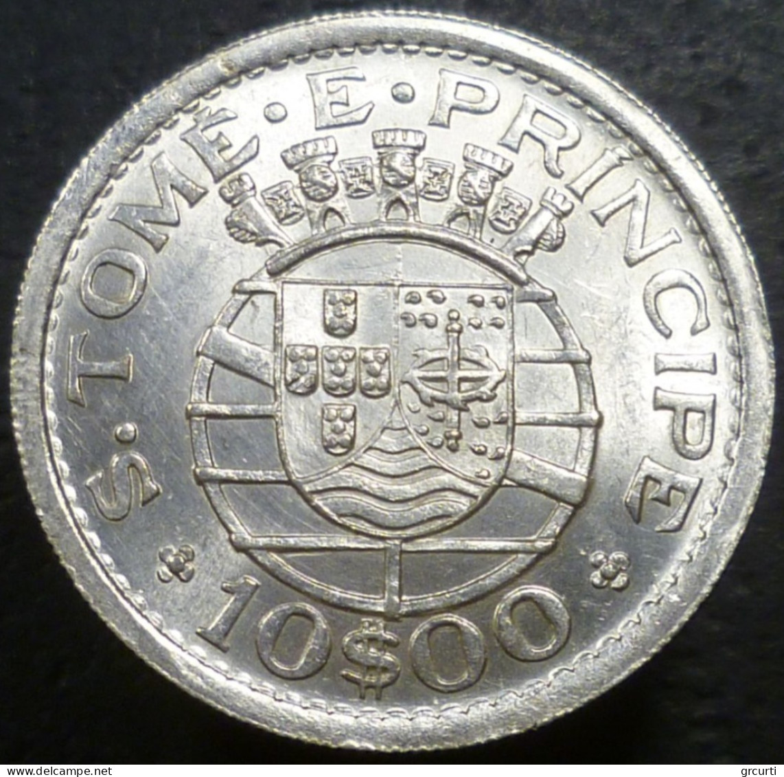 Sao Tomé E Principe - 10 Escudos 1951 - KM# 14 - Sao Tome And Principe