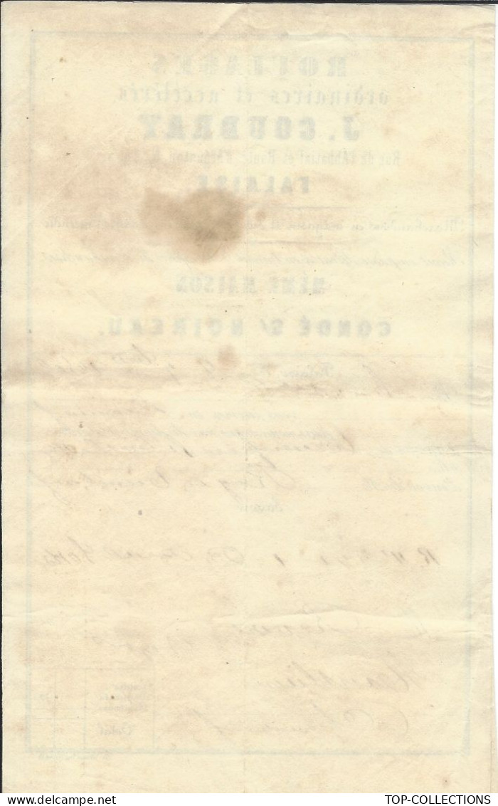 1850  LETTRE DE VOITURE ROULAGE TRANSPORT  J.Coudray Falaise & Condé  S/ Noireau => Revers à Montlieu Charente V.SCANS - 1800 – 1899