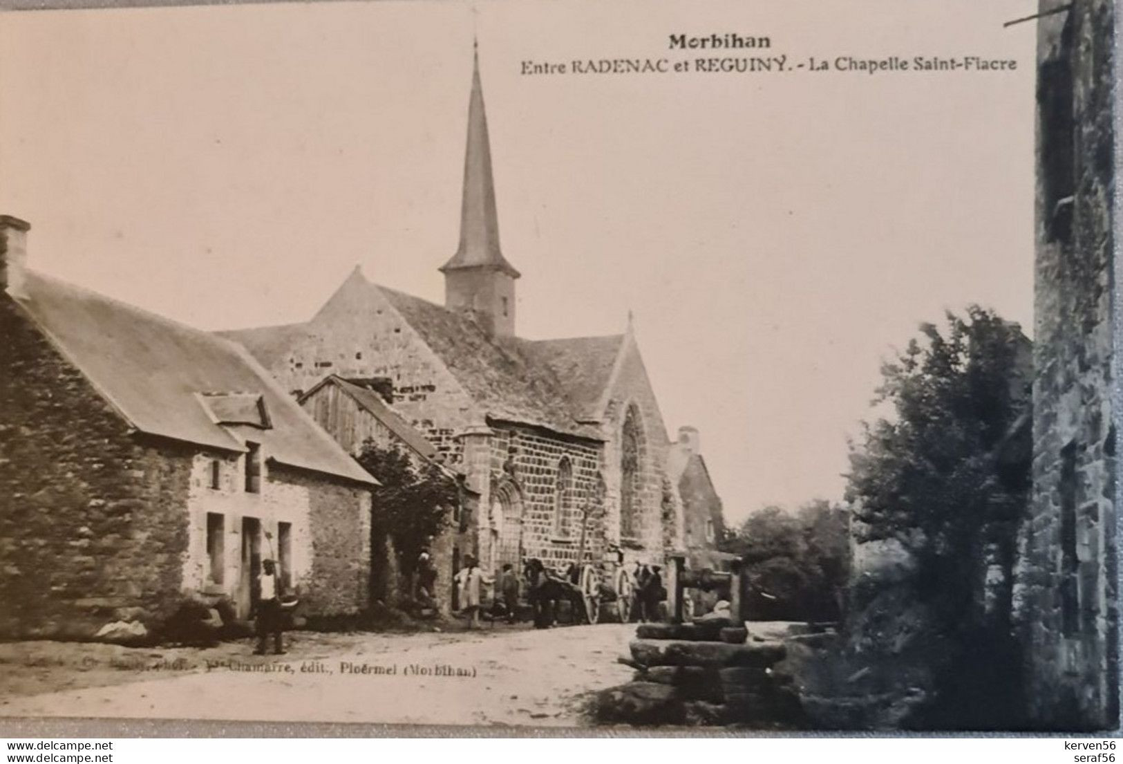 56 Morbihan Chapelle Saint Fiacre Entre Radenac Et Réguiny Rare - Rohan