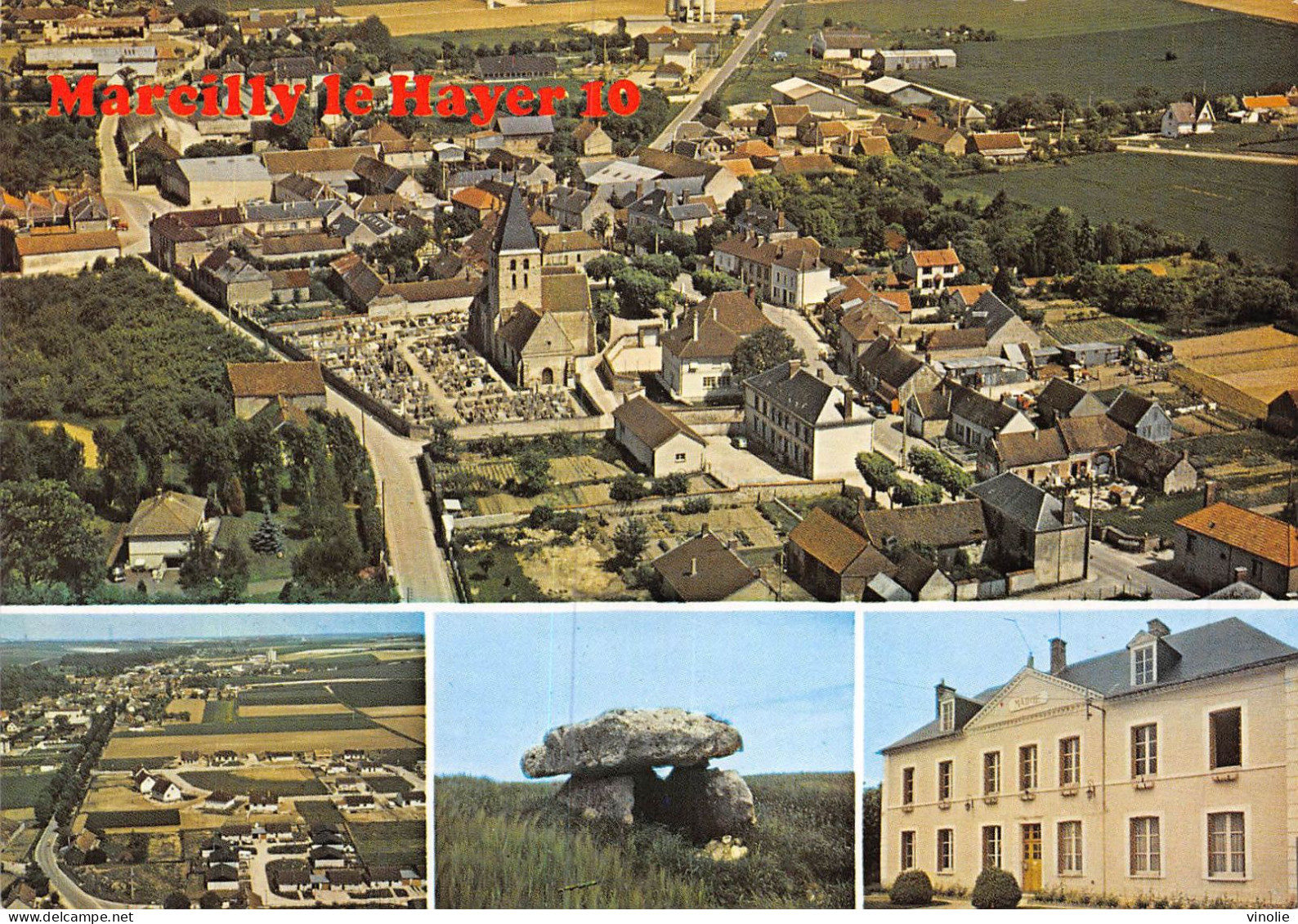 JK-23-2602 : VUE AERIENNE DE MARCILLY-LE-HAYER - Marcilly