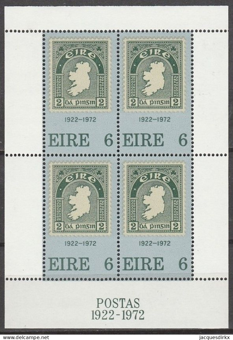 Ireland        .   Y&T     .   F  1     .    **      .   MNH - Hojas Y Bloques