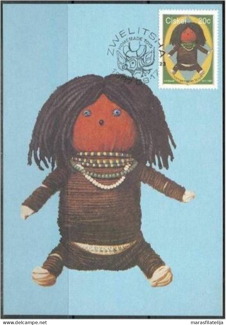 Ciskei 1987, Children Play, Doll, Maxicard - Ciskei