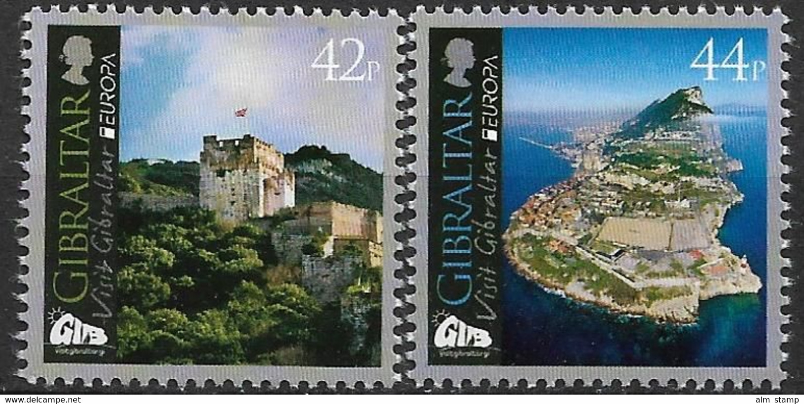 2012 Gibraltar  Mi. 1485-6**MNH  Europa VISITA - 2012