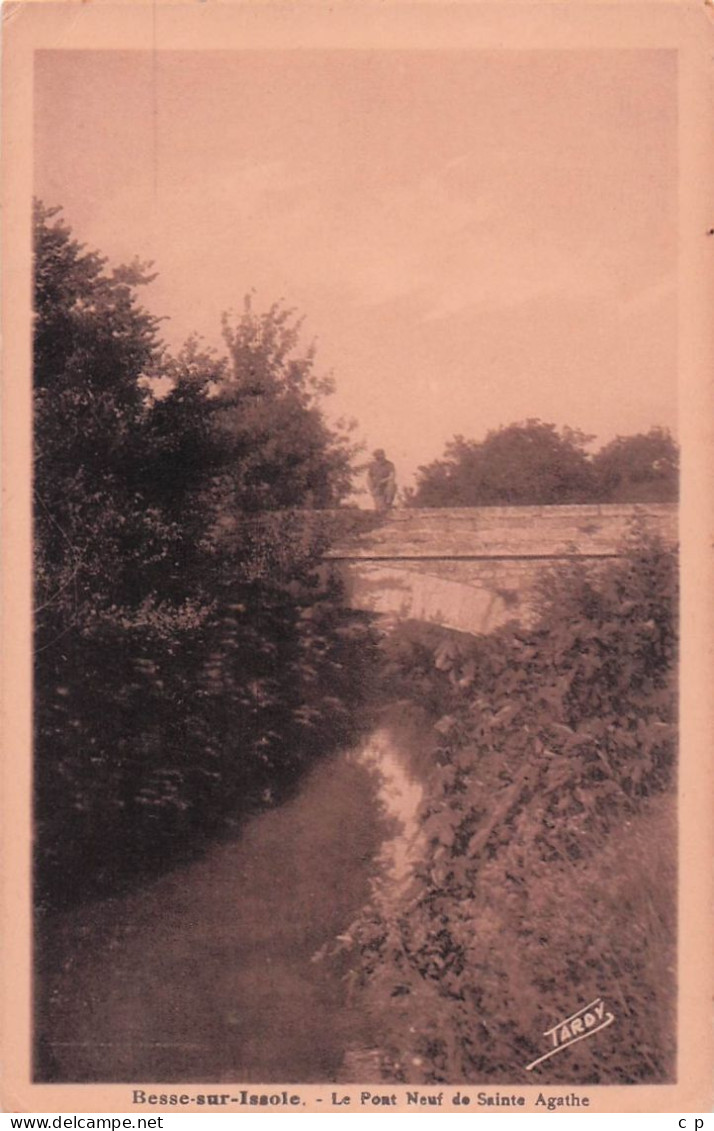 Besse Sur Issole - Le Pont Neuf De Sainte Agathe   - CPA °J - Besse-sur-Issole