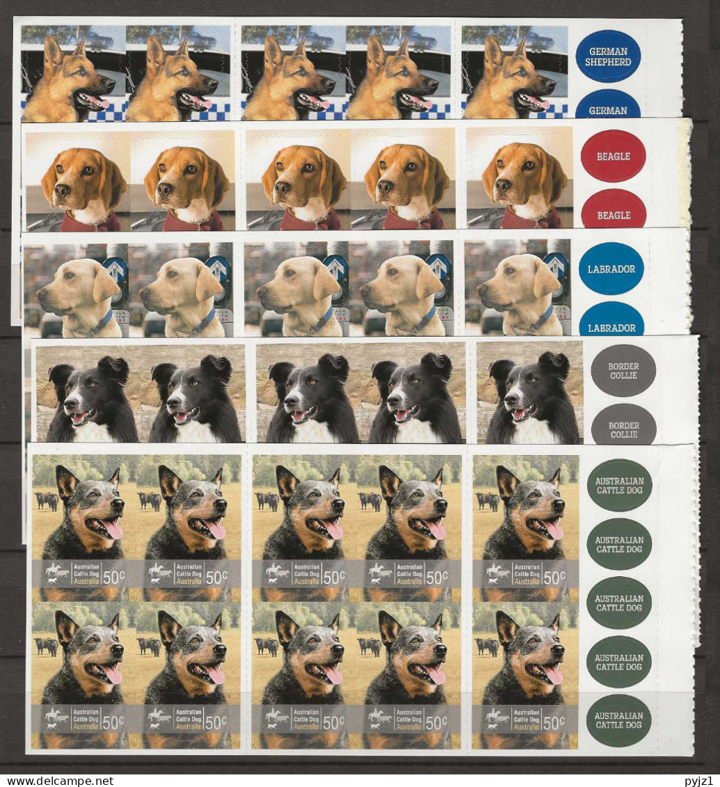 2008 MNH Australia Mi MH 357-61 - Carnets