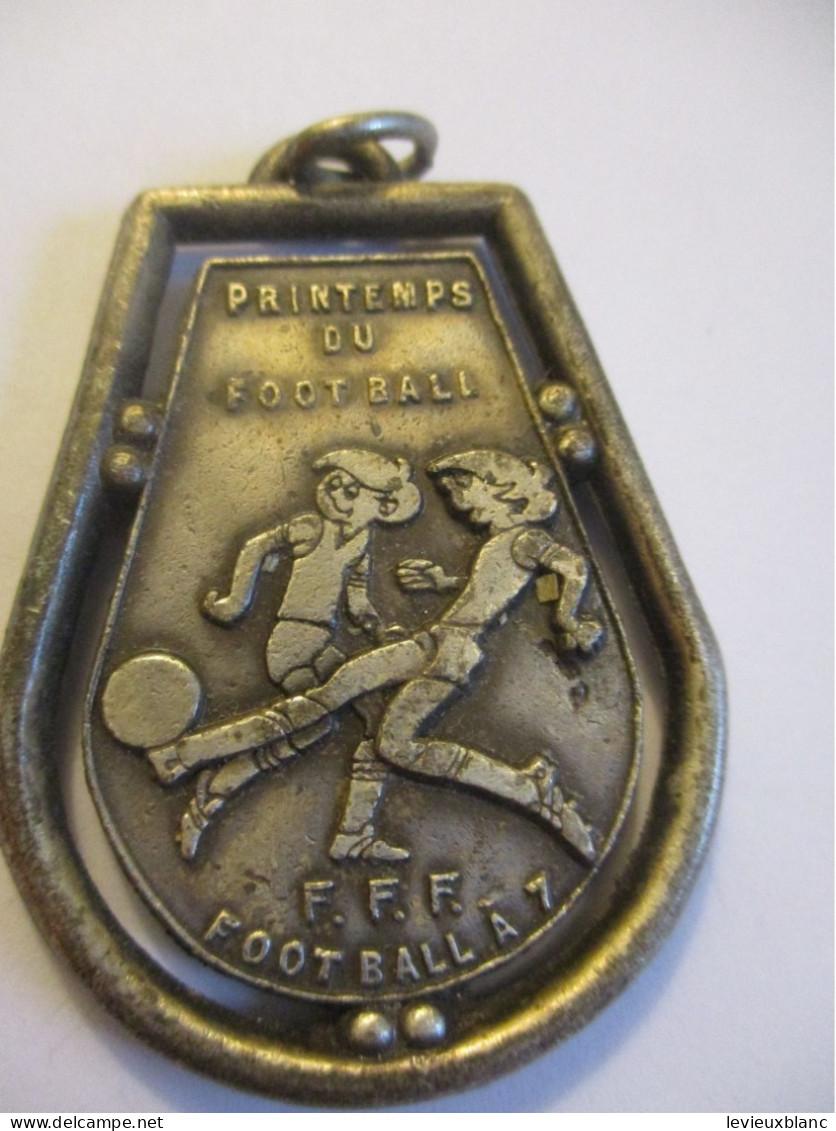 Football /Médaille De Sport/ Printemps Du Foot-Ball/Association Contre La Violence Dans Le Sport/vers 1980-1985   SPO420 - Other & Unclassified
