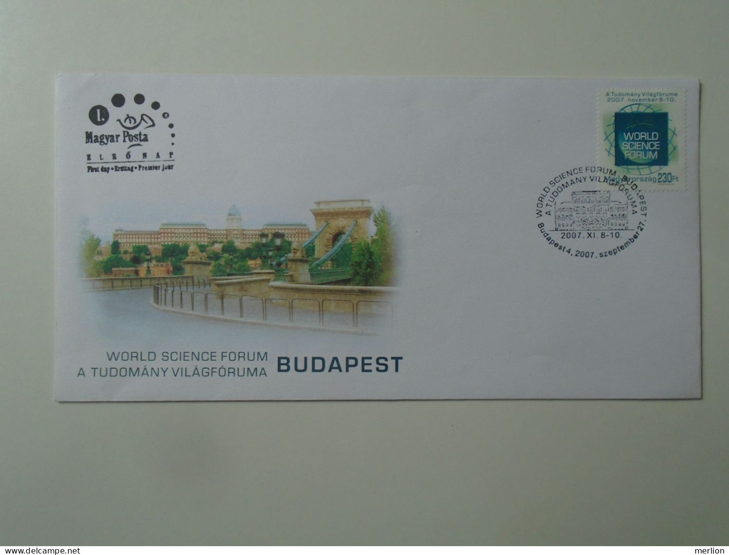 ZA447.20   Hungary   FDC   HUNGARY - 2007  - World Science Forum Mi 5251 - Lettres & Documents