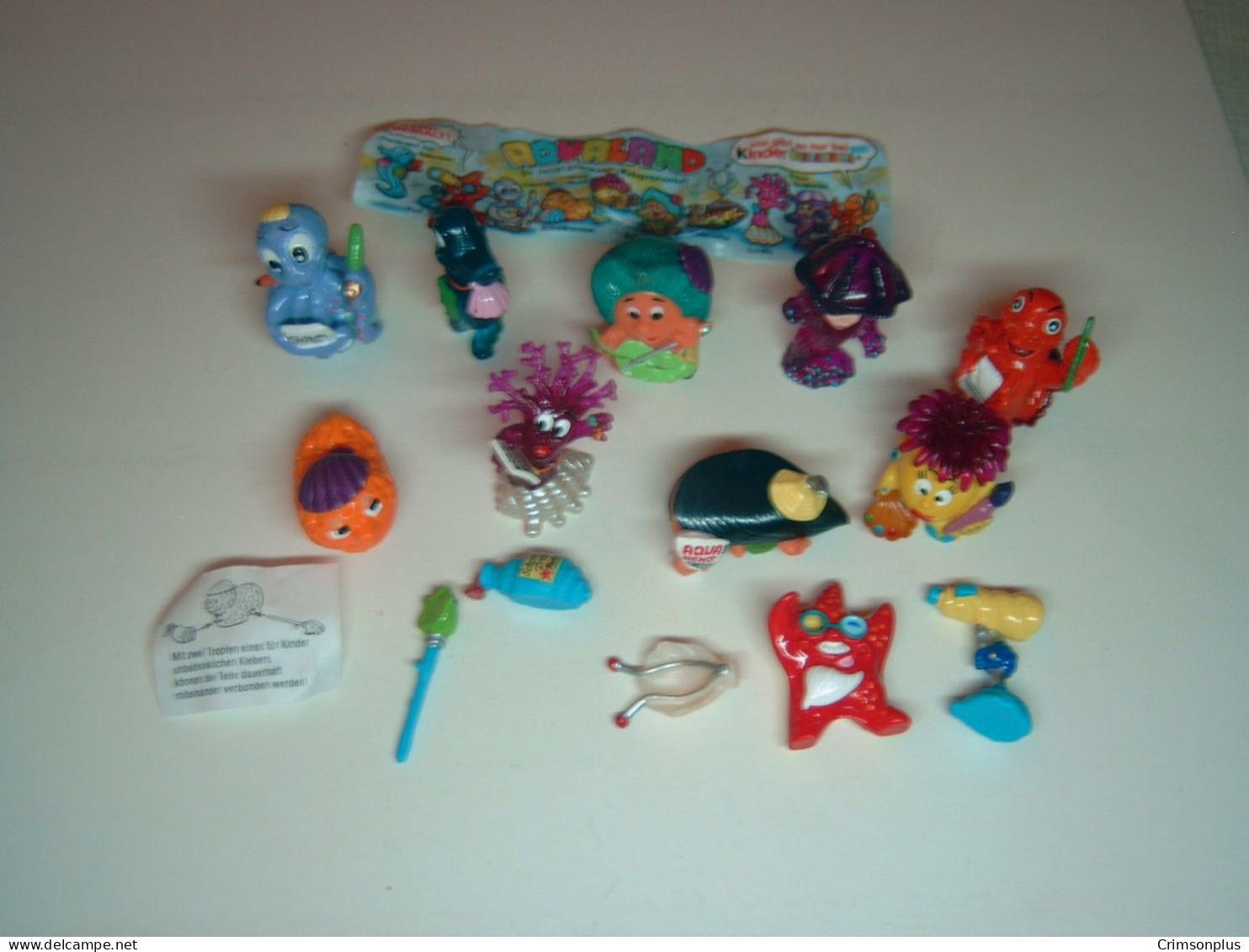 1997 Ferrero - Kinder Surprise - Aqualand - Complete Set + BPZ - Monoblocs