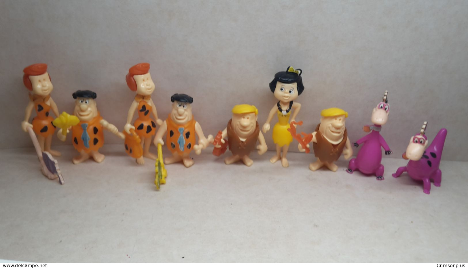 1995 Ferrero - Kinder Surprise - K95 68, 69, 70, 71, 72, 73, 74, 75 & 76 The Flintstones - Complete Set - Monoblocs