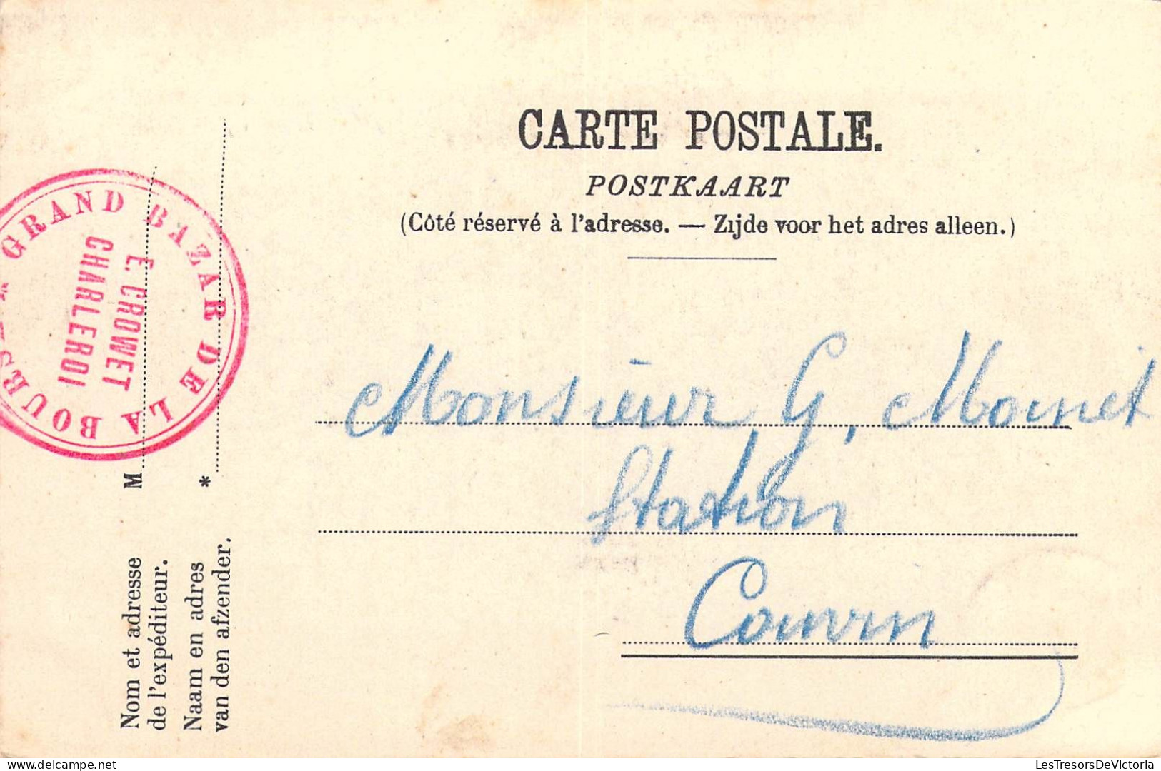 BELGIQUE - CHARLEROI - La Gare Du Sud - Carte Postale Ancienne - Charleroi