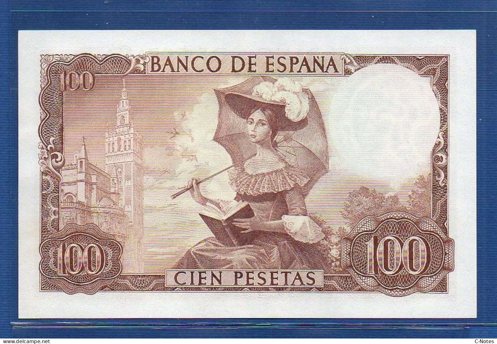 SPAIN - P.150 – 100 PESETAS 1965 XF/aUNC, S/n T4742142 - 100 Peseten