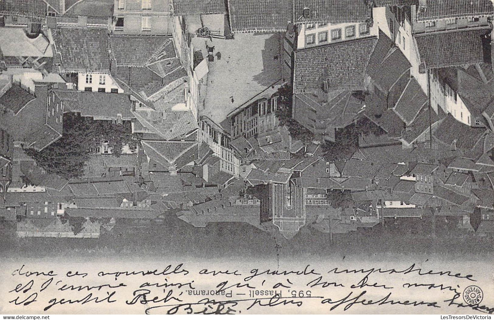 BELGIQUE - HASSELT - Panorama - Carte Postale Ancienne - Hasselt