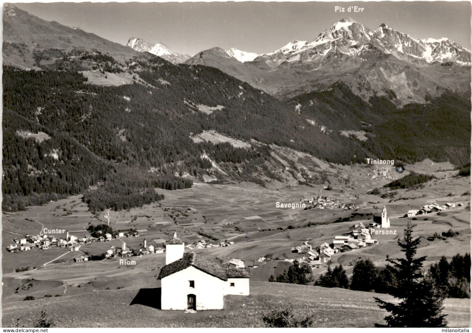 Oberhalbstein - Cunter - Savognin - Tinizong - Riom - Parsonz Gegen Piz D'Err (12-405) - Cunter