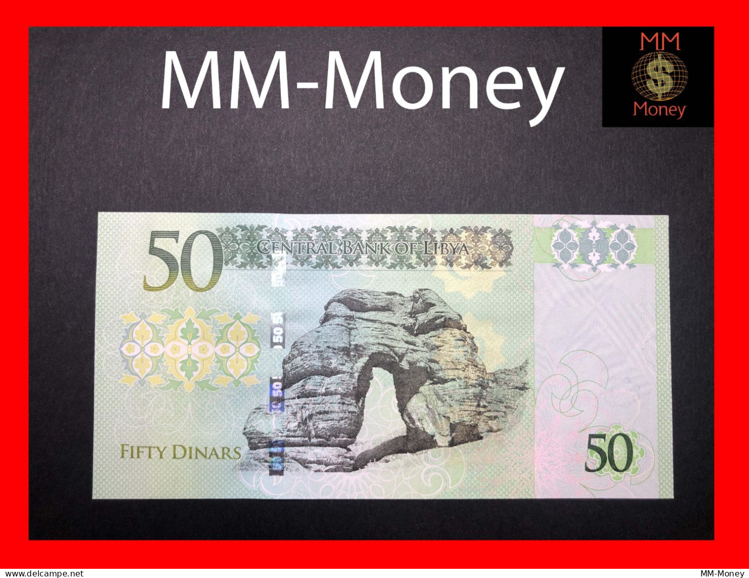 LIBYA 50  Dinars 2016  P. 84  UNC - Libya