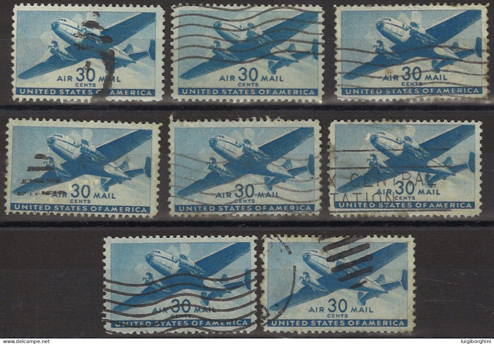 STATI UNITI USA - 1941 Posta Aerea 30c. - 2a. 1941-1960 Gebraucht