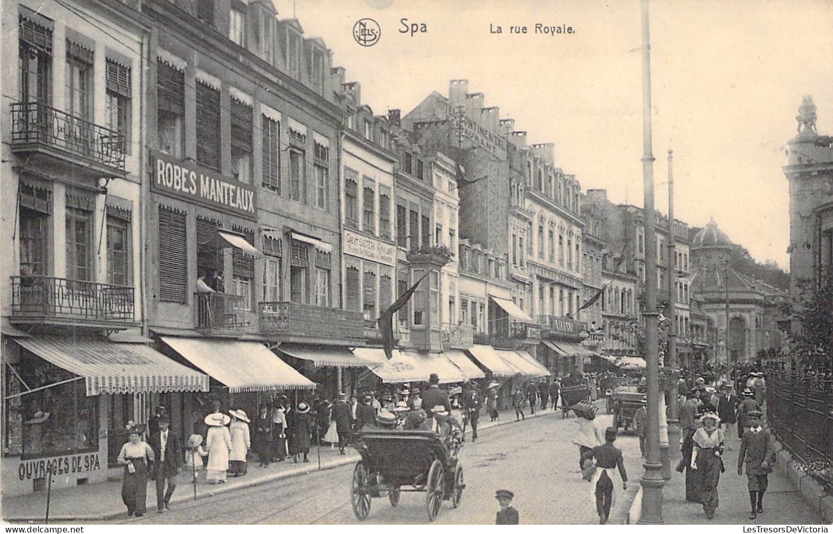 BELGIQUE - SPA - La Rue Royale - Ed Nels - Carte Postale Ancienne - Spa