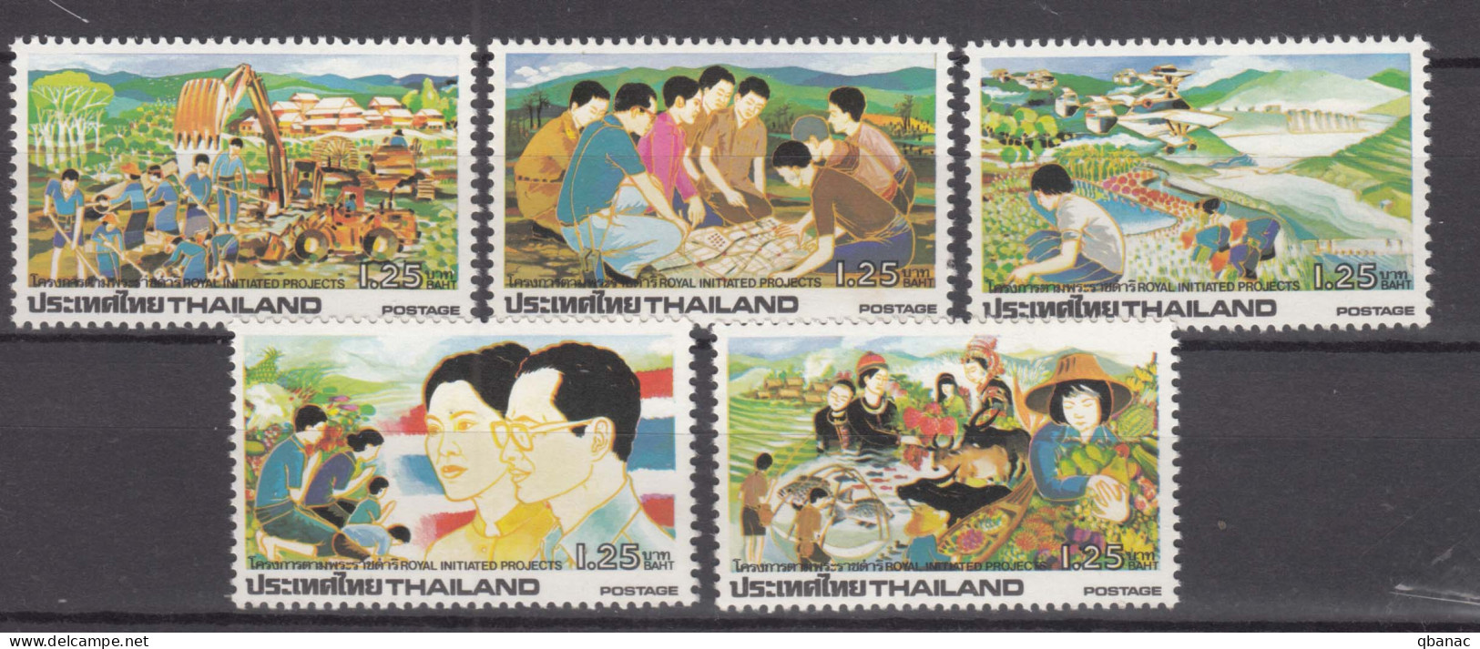 Thailand 1984 Mi#1079-1083 Mint Never Hinged - Thailand