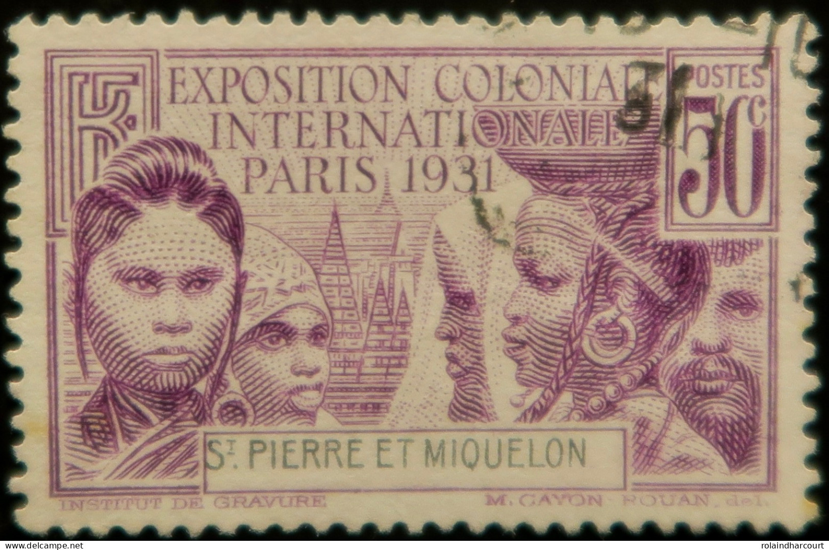 LP3137/504 - 1931 - COLONIES FRANÇAISES - S.P.M. - N°133 Oblitéré - Used Stamps