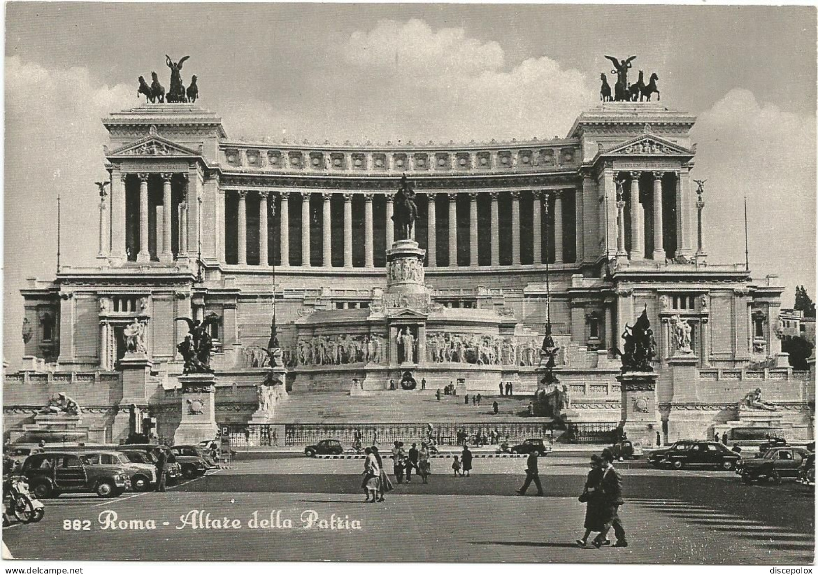 Z5516 Roma - Altare Della Patria - Monumento A Vittorio Emanuele II - Auto Cars Voitures / Non Viaggiata - Altare Della Patria