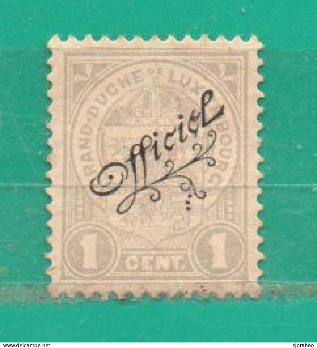 Luxemburgo 1908/19 YT  O 96  Mint TT: Sobre Cargas - Servizio