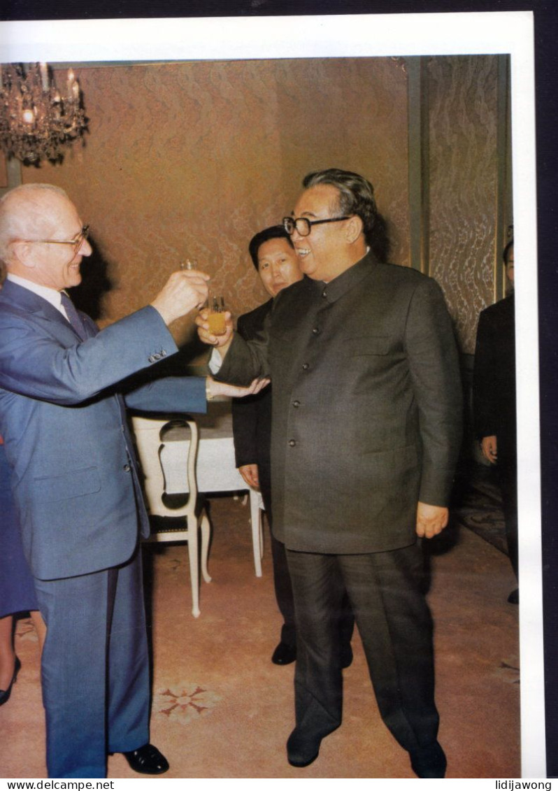 north korea MAGAZINE kim il sung's visit to poland,gdr,czech and hungary 1984 (see sales conditions)