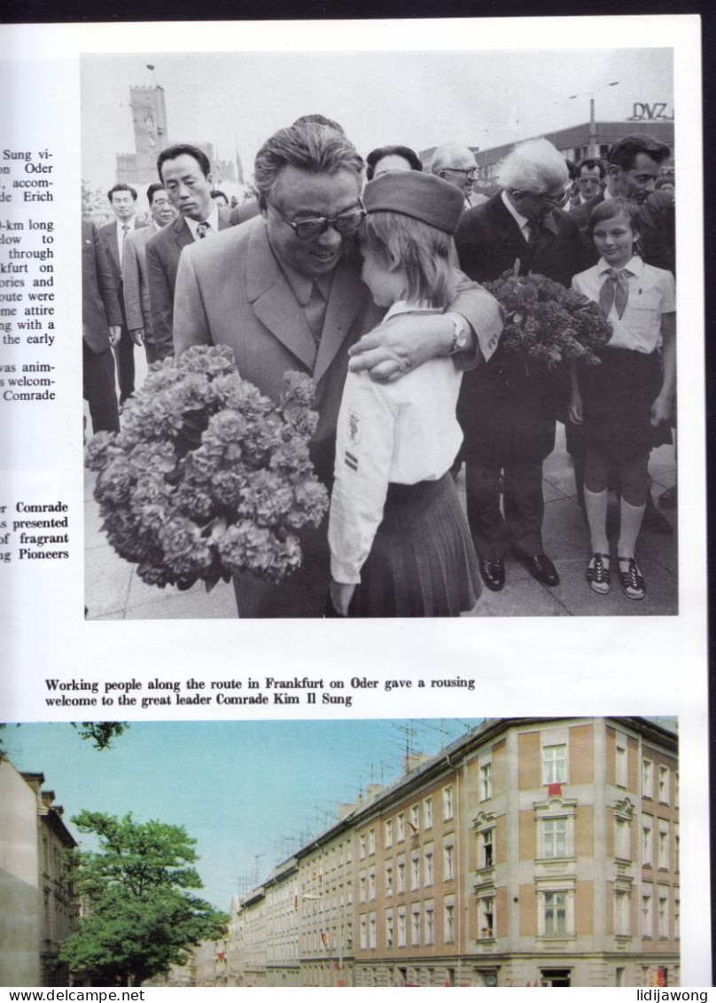 north korea MAGAZINE kim il sung's visit to poland,gdr,czech and hungary 1984 (see sales conditions)