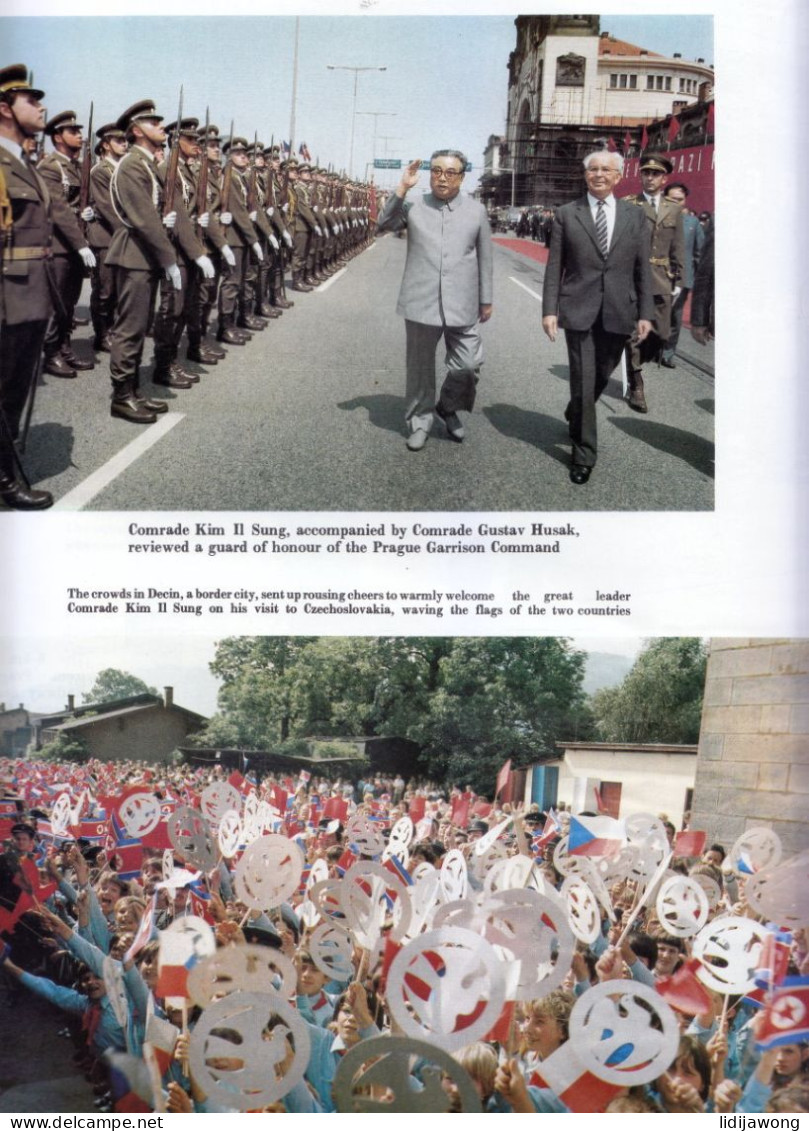 north korea MAGAZINE kim il sung's visit to poland,gdr,czech and hungary 1984 (see sales conditions)