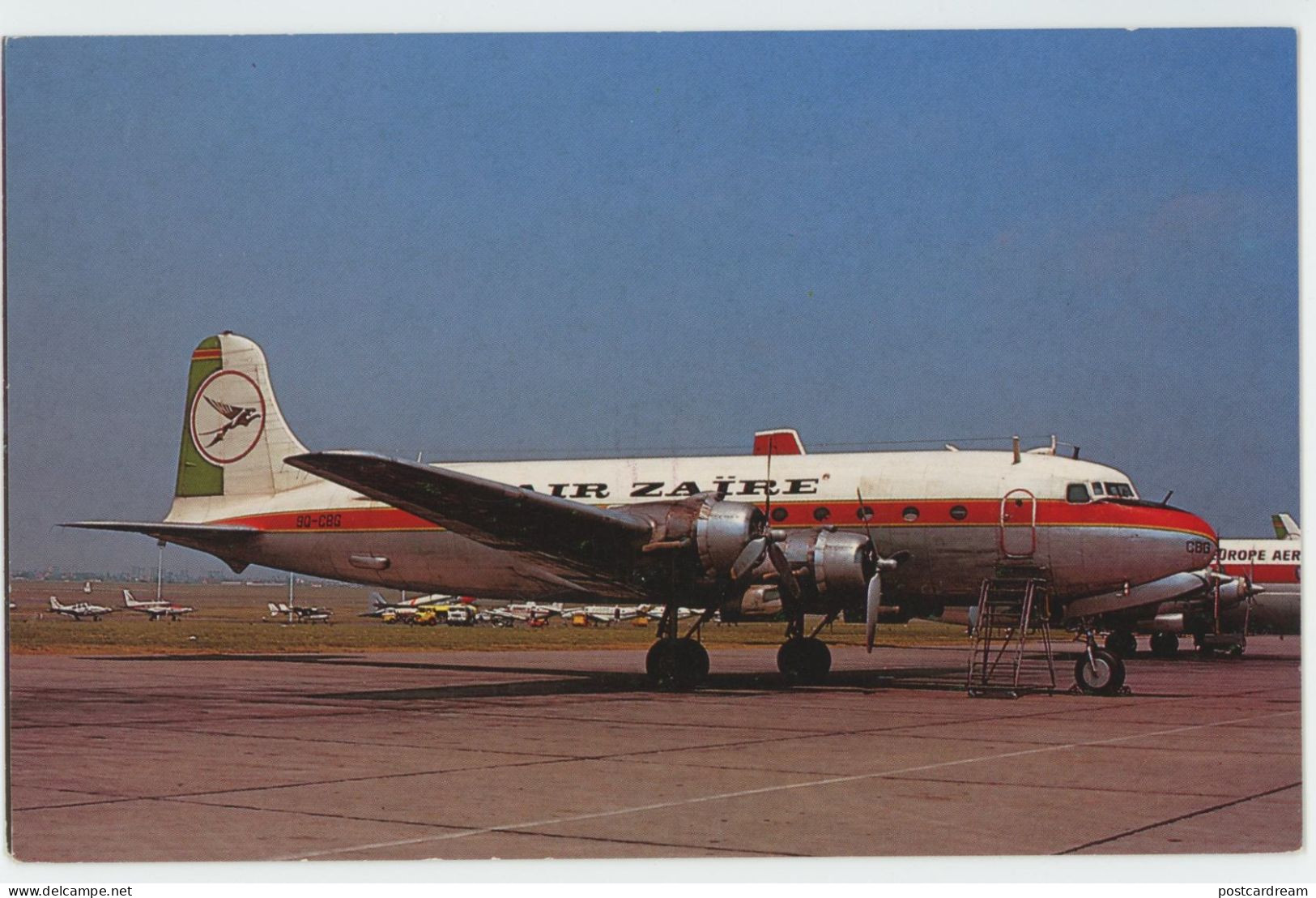 Zaire McDouglas DC-4 9Q-CBG Airline Postcard - Non Classés