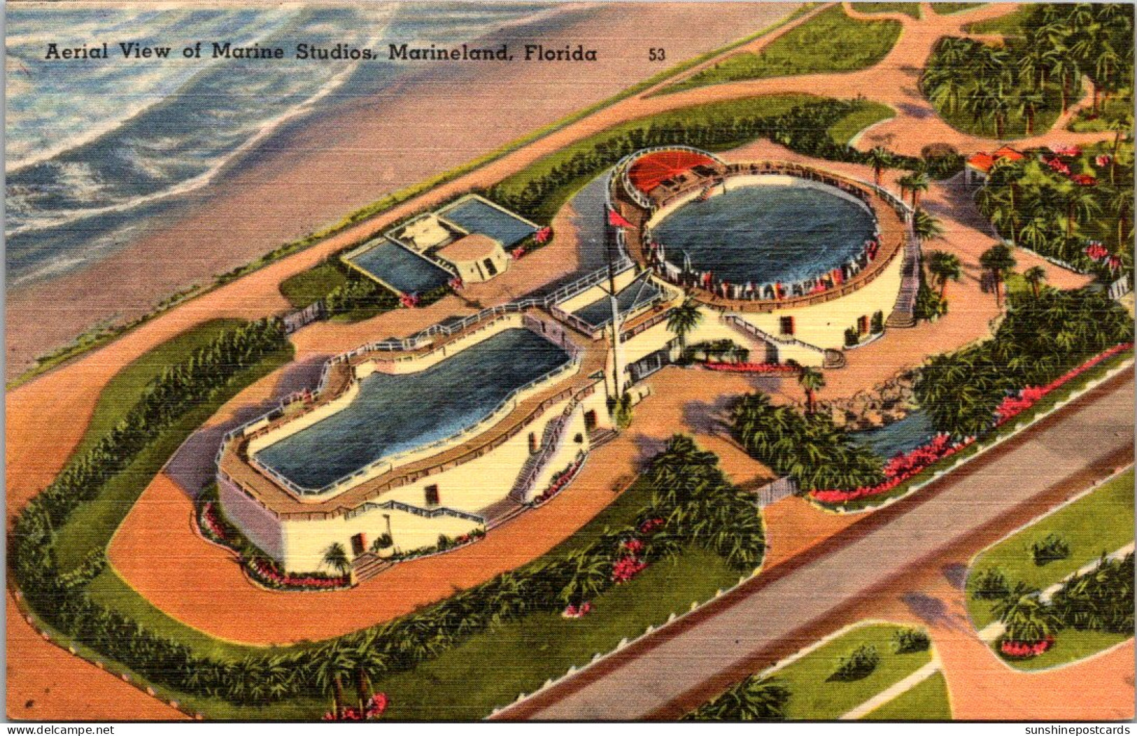 Florida Marineland Marine Studios Aerial View - St Augustine