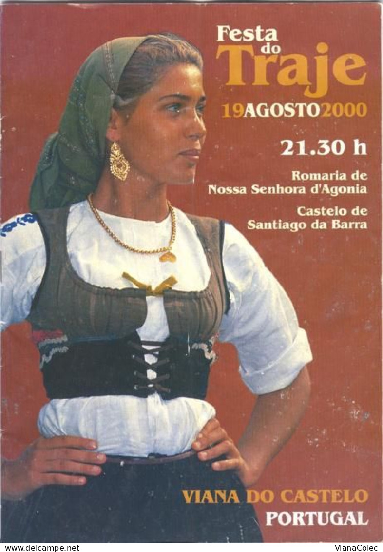 Viana Do Castelo Programa 2000 Romaria Senhora Da Agonia Festa Do Traje - Tourisme