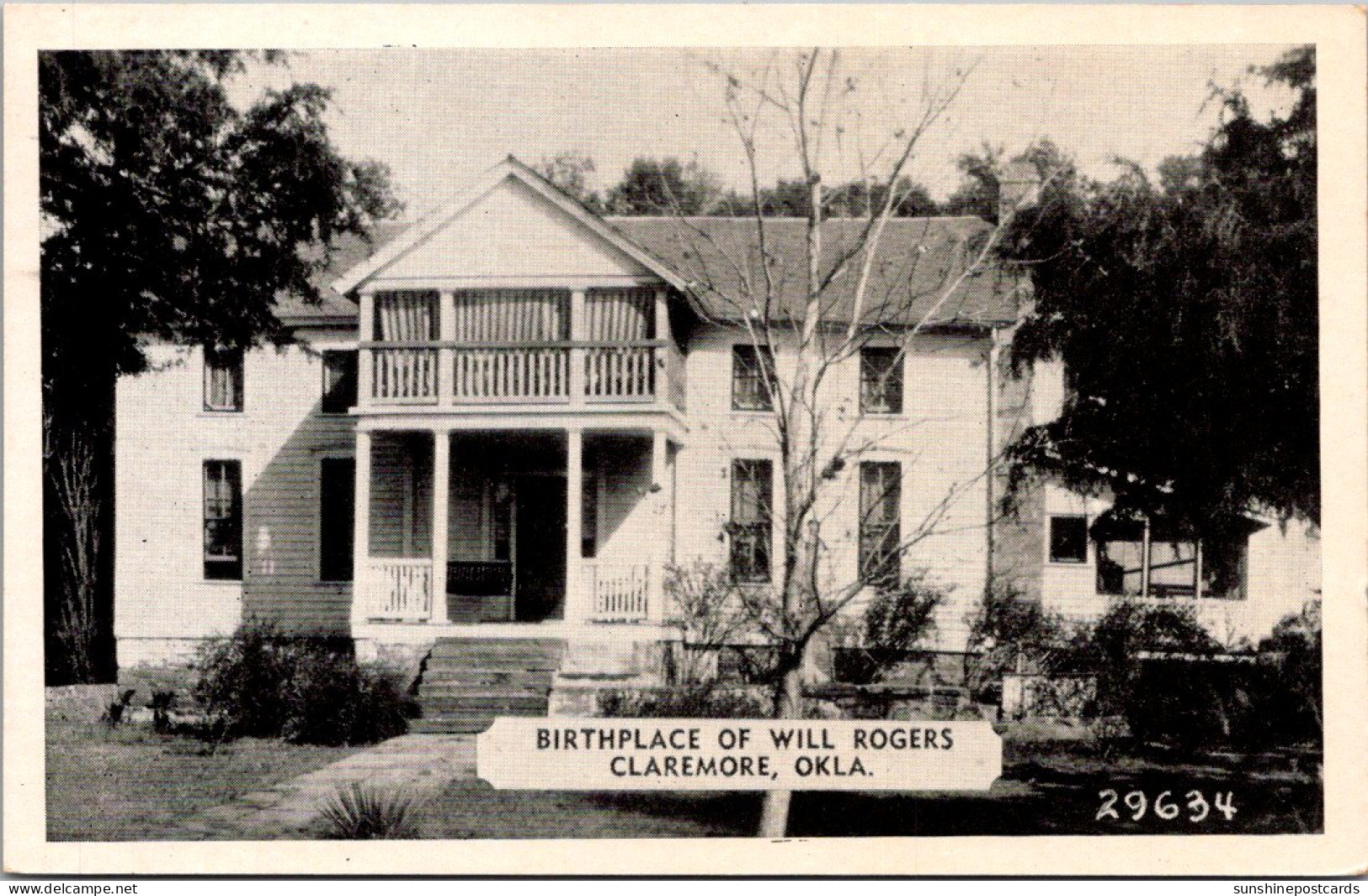 Oklahoma Claremore Birthplace Of Will Rogers  - Altri & Non Classificati
