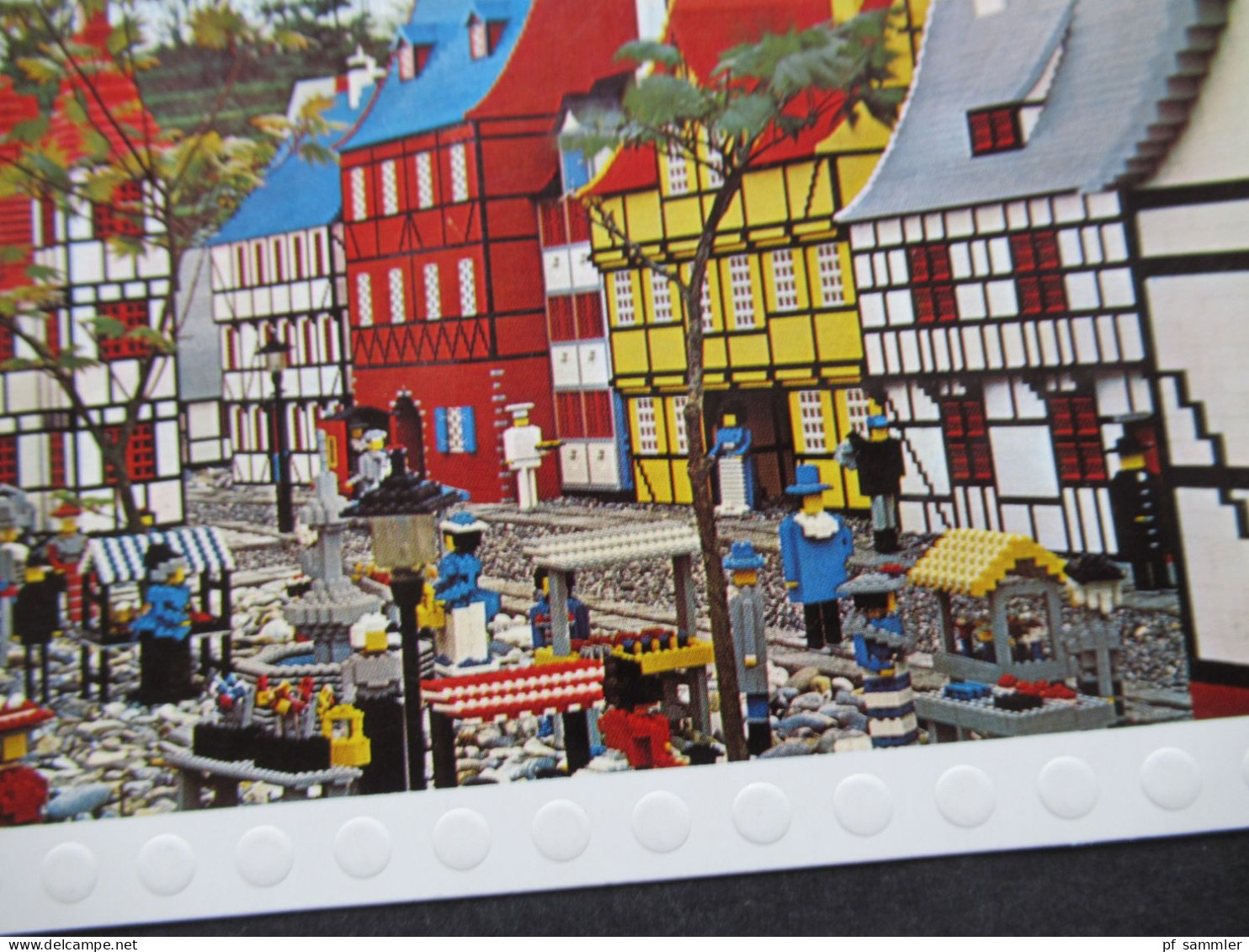 AK 1971 Legoland Billund / Legoland Miniland Middelalderby Mittelalterstadt / Lego PK - Danimarca