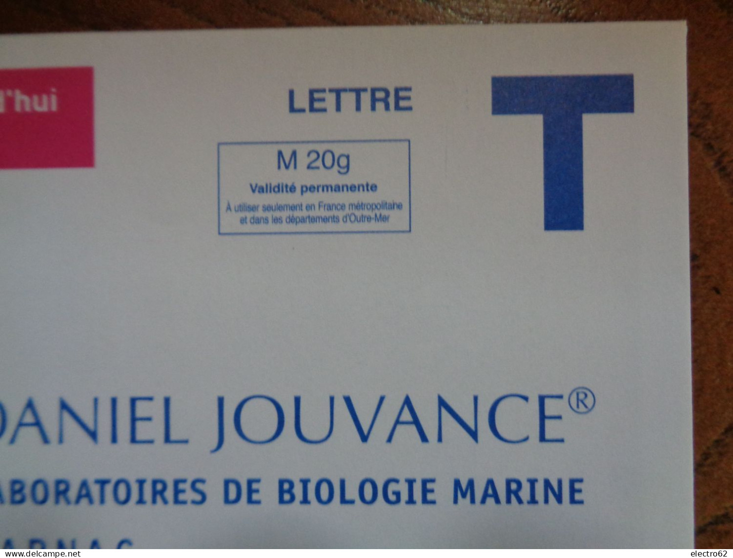 France Réponse Port Payé Laboratoire De Biologie Marine Vannes Lettre T Daniel Jouvance Le Collier Douceur Pastel - Cartes/Enveloppes Réponse T