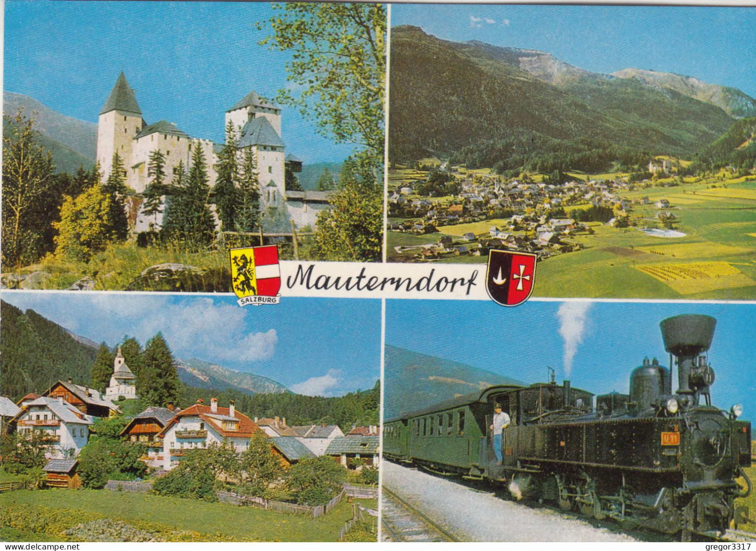 C9101) MAUTERNDORF - Mehrbild Mit Schloss Kirche U. DAMPFLOK - ZUG - Lungau - Mauterndorf