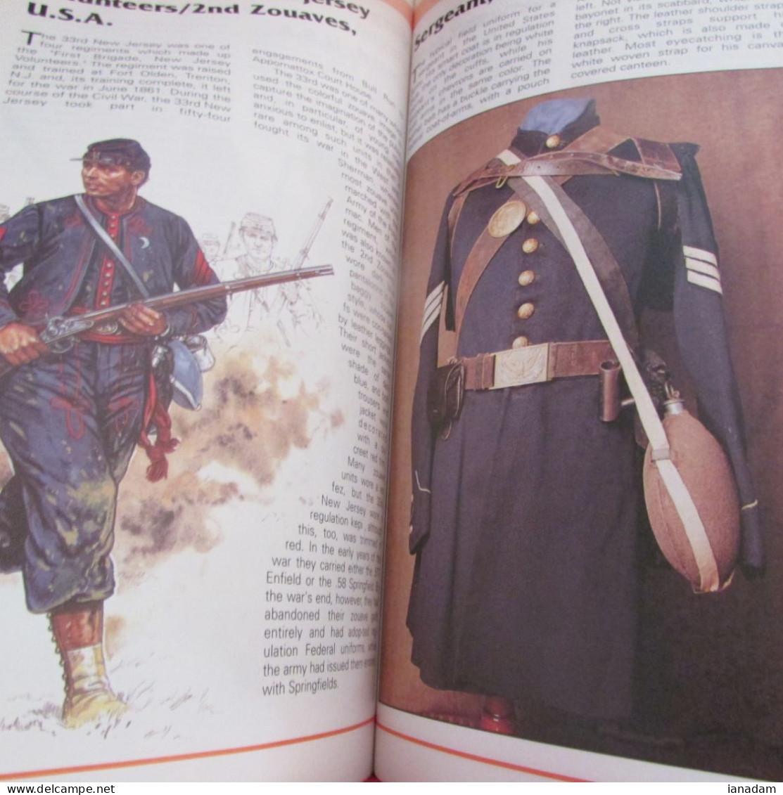 Illustrated Directory Uniforms And Equipment American Civil War Book - Inglés