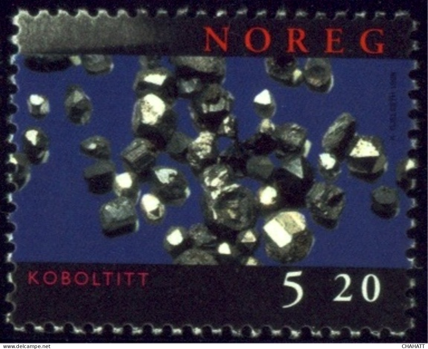 MINERALS- COBALT & OTHER- GEOLOGY- SET OF 2- NORWAY-MNH-A5-403 - Autres