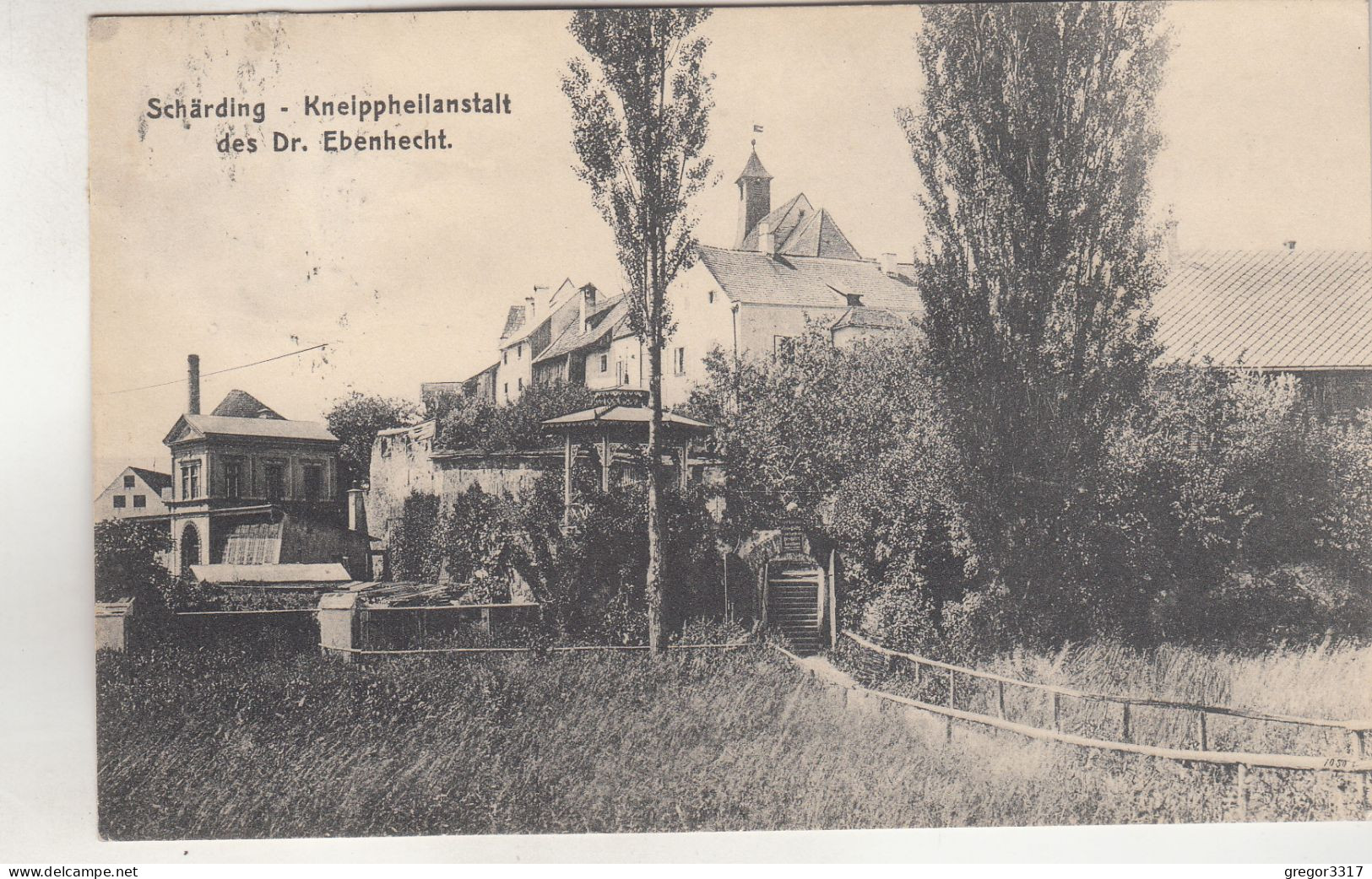 C9141) SCHÄRDING - Kneippheilanstalt Des DR. EBENHECHT - Alt !! 1910 - Schärding