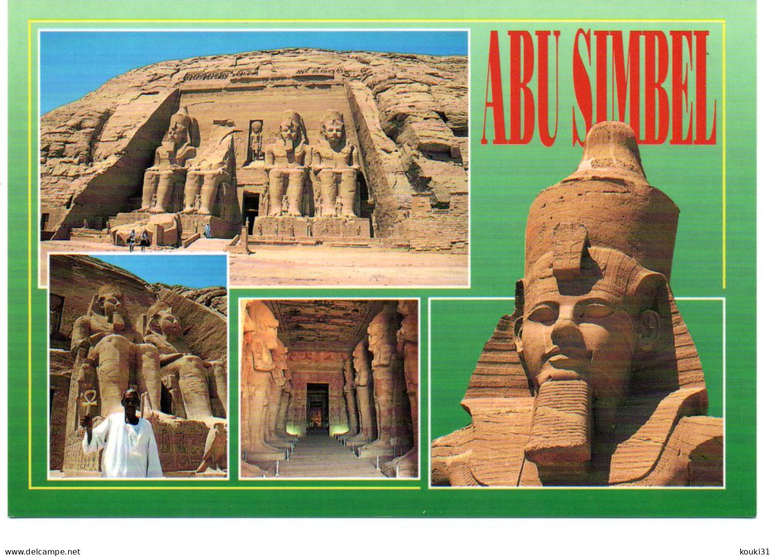 Abou-Simbel : Multi-vues Du Grand Temple - Temples D'Abou Simbel