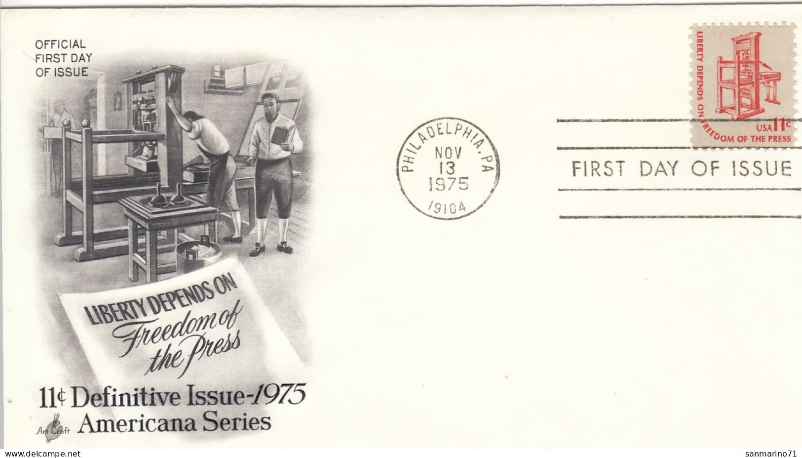 FDC UNITED STATES 1192 - 1971-1980