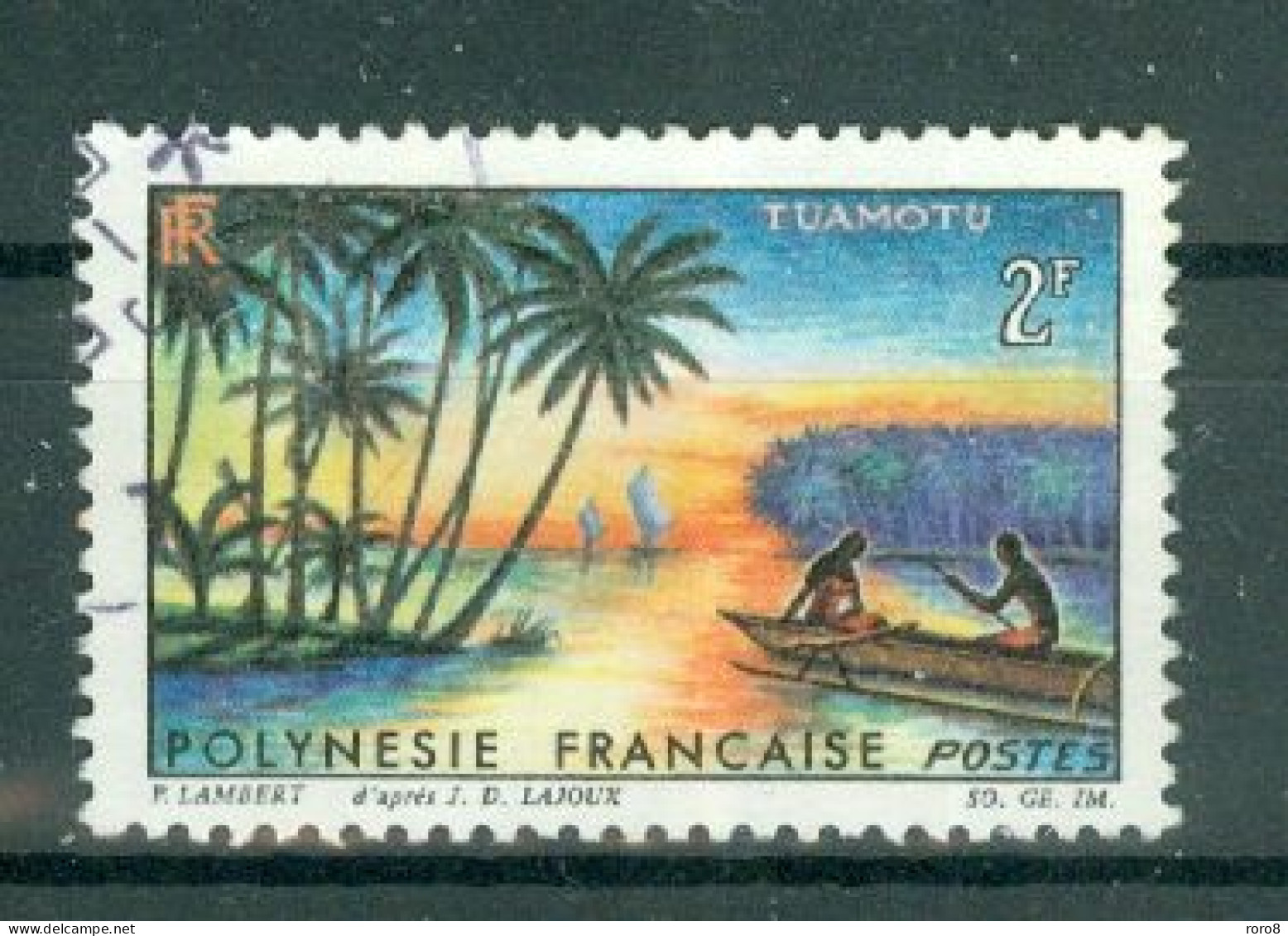 POLYNESIE - N°30 Oblitéré. Paysages. - Gebraucht