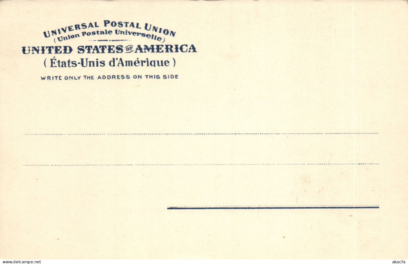 PC STAMPS, UNITED STATES OF AMERICA, Vintage Postcard (b47907) - Poste & Facteurs