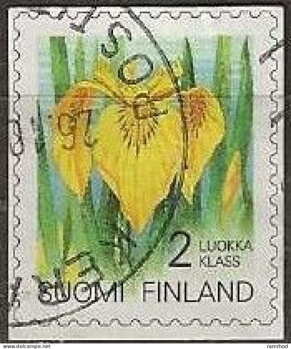 FINLAND 1993 Provincial Plants - 2KLASS (1m.90) - Iris (Kymenlaakso) FU - Gebraucht