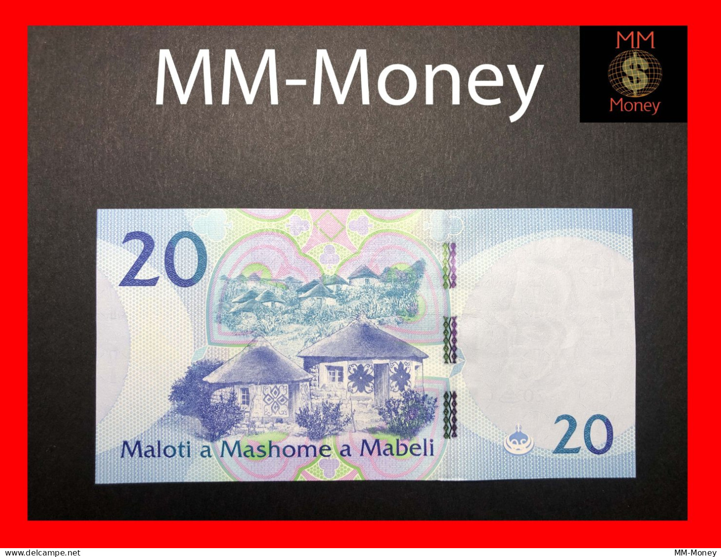 LESOTHO 20  Maloti  2021   P.  27  New    UNC - Lesotho