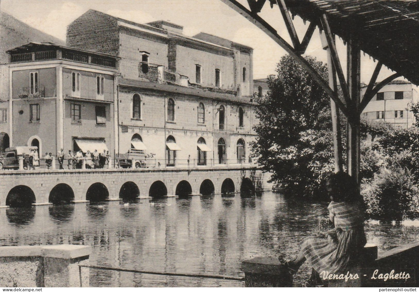 Cartolina  - Postcard /  Viaggiata - Sent  /  Venafro - Laghetto. ( Gran Formato ) - Sonstige & Ohne Zuordnung