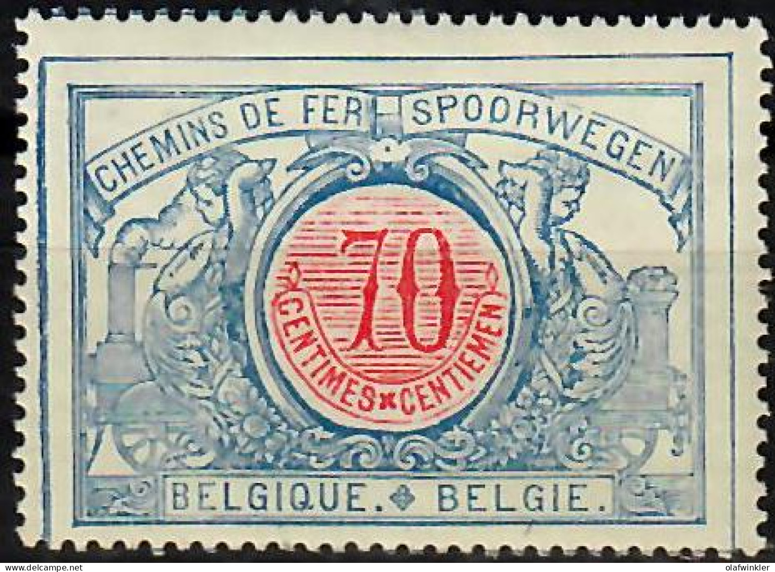 1902 Maar In Twee Kleuren; 70c. COB TR38 / Mi 36 / Sc Q39 / YT CP 36 MNH / Neuf Sans Charniere / Postfrisch - Neufs