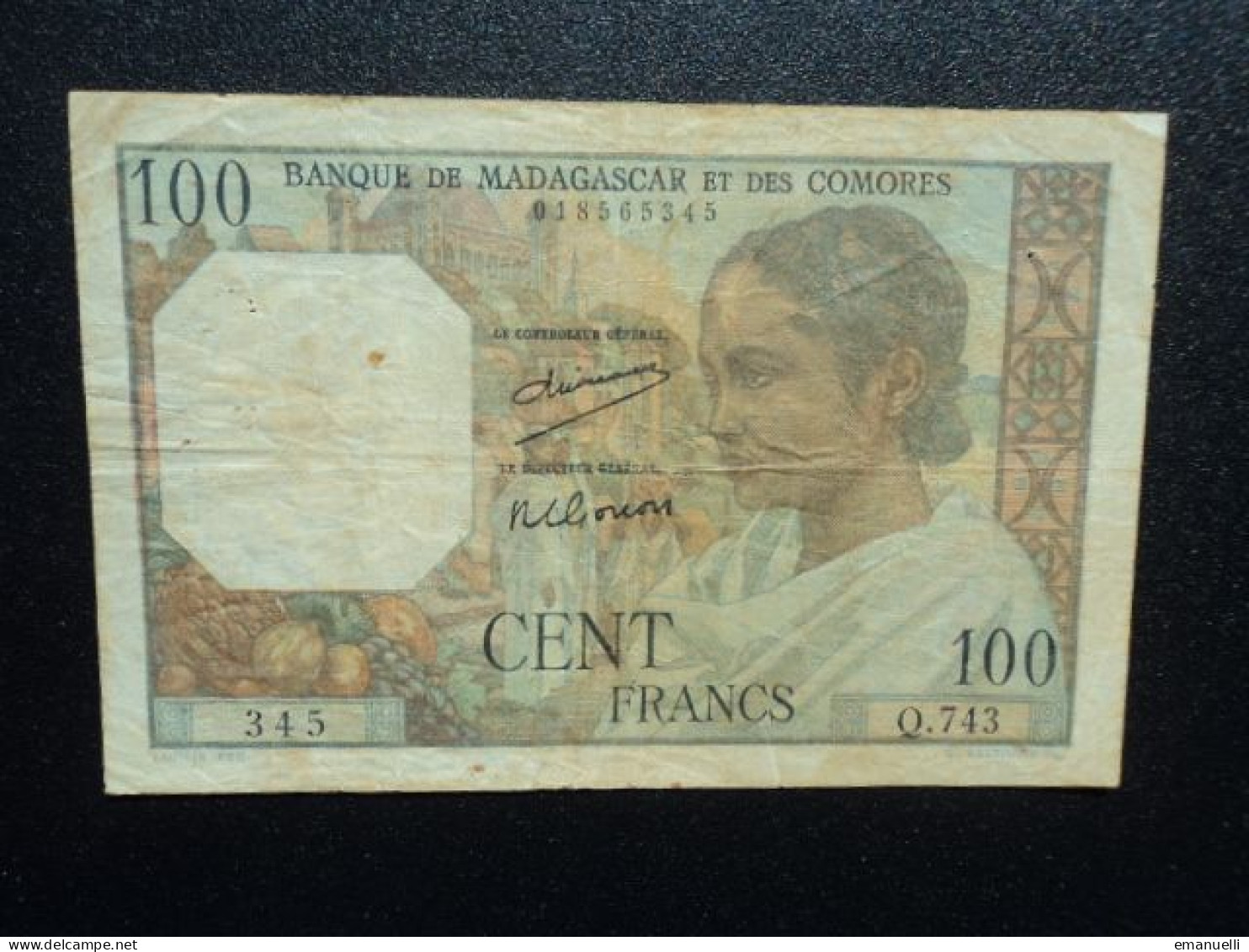 MADAGASCAR : 100 FRANCS   ND 1950   P 46a     TB+ * - Madagascar